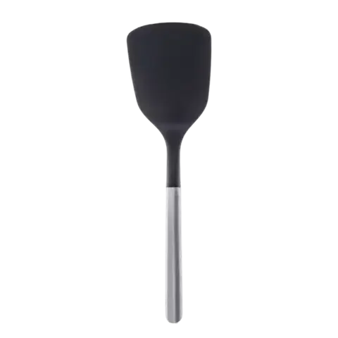 Pevná nylonová obracečka s rukojetí z nerezové oceli 34 cm - 596570