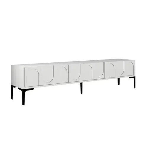 TV stolek Lyon 42 - White, Black