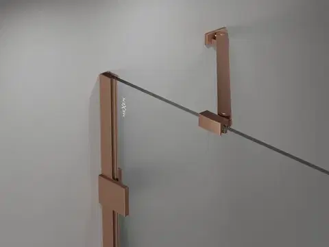 MEXEN UNI konzole úhlová 35 cm 1 ks měď kartáčovaná 830-09-65