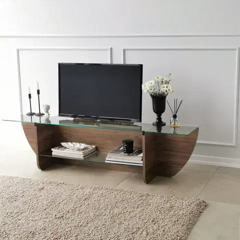 TV stolek Lily TV - Walnut