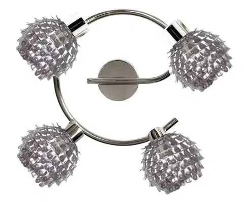 Stropní lampa Raven spirála 4X40W G9 chrom