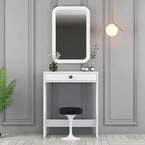 Kosmetický stůl Lizbon Mirror White