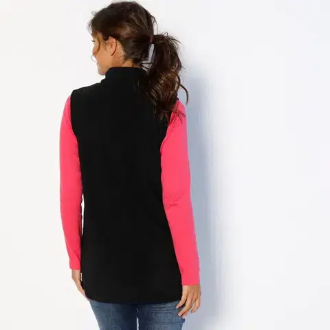 Fleecová vesta na zip
