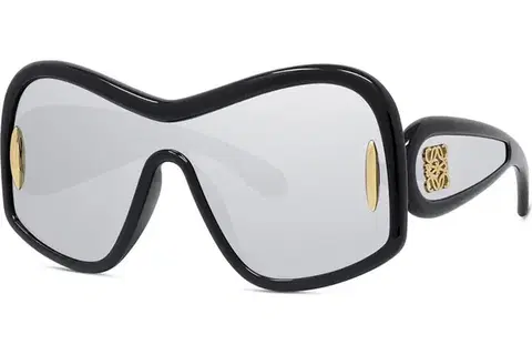 Loewe Anagram Black Mask Sunglasses - L (99)