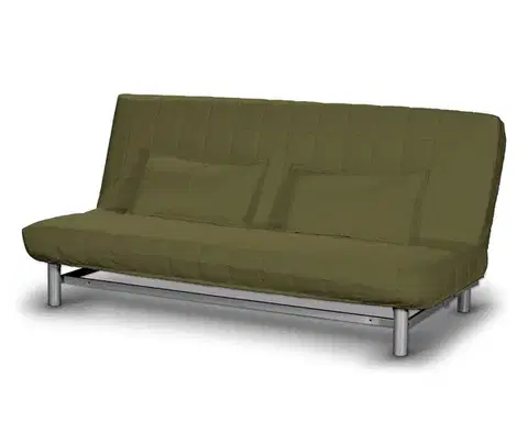 Potah na pohovku IKEA  Beddinge krátký barva zelená látka pletený vzor