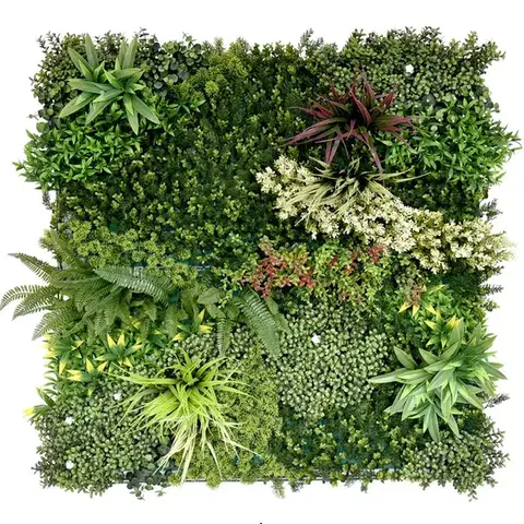 Europe Grass Umělý rostlinný panel RUBY 100 x 100 cm - Panel A 100x100 cm