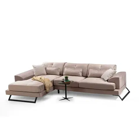 Rohová sedací souprava Frido Corner Left (Chl+3R) - Beige