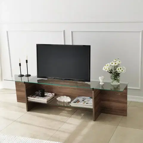 Televizní stolek Escape Walnut