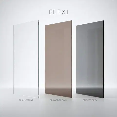 REA/S Sprchová zástěna Flexi Transparent / Gold 110 KPL-K99564