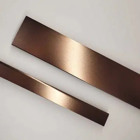 REA Sprchový kout City 90x90 Brush Copper Bez sprchové vaničky REA-K6984