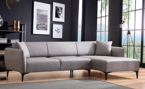 Rohová sedací souprava Belissimo Right - Grey