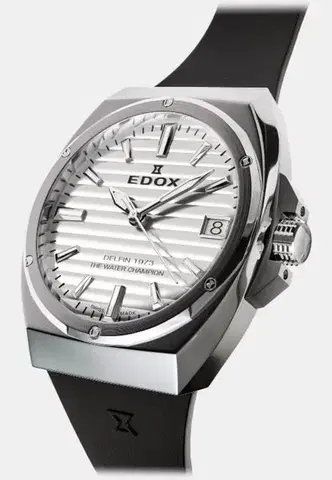 EDOX Delfin The Original 1973 Date - Ladies 50504-3CA-AIN