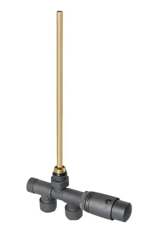 INVENA Termostatická sada ventilů, typ DUOPLEX, barva: grafit CZ-87-G15-A