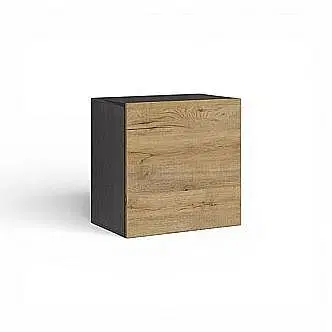 Kasvo SQUARE DANCE 24AZJZ03 závěsná skříňka 61x60,8 cm dub / wenge