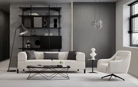 Trojmístná pohovka Gio 3 Seater - White