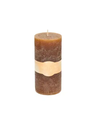 Svíčka Lea 15cm brown