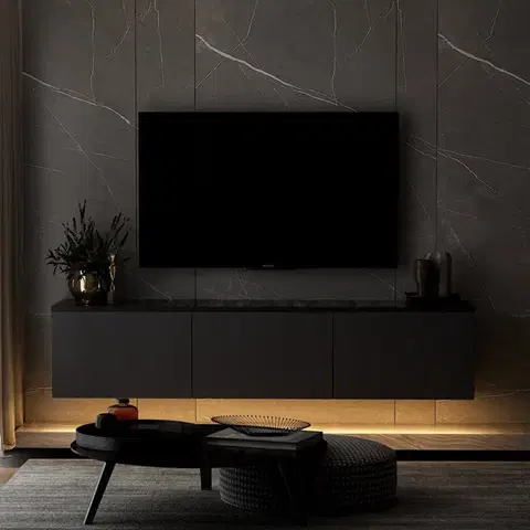 TV stolek Neon Illuminated - Anthracite