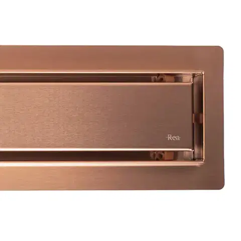 REA Odtokový žlab Neox brush l. copper 50 REA-G4896