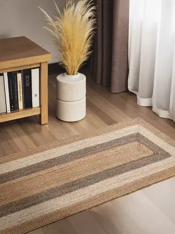 Hanse Home, Běhoun Juno 106327 Natural Gold Multicolor, 80x200, vícebarevná, chodba / předsíň