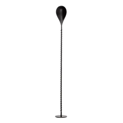 Barmanská lžíce PVD černá matná 28 cm — Basic Bar - 593787