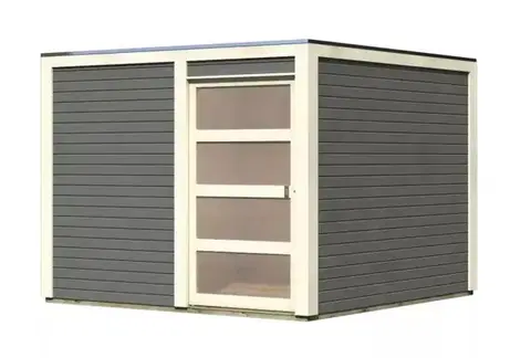 Dřevěný zahradní domek QUBIC 2 Lanitplast