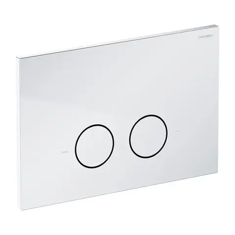 OMNIRES STEEL-R45 splachovací tlačítko z nerezové oceli, chrom lesk ST45PS1CR