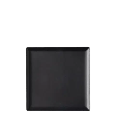Servírovací talíř 17 x 17 cm — Basic černý matný - 492785