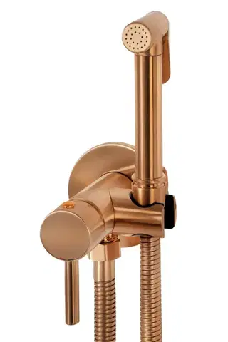 REA Podomítková bidetová baterie LUNGO LOOP Copper Brush REA-B6314