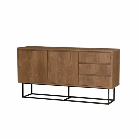 Skříňka Ruba Walnut and Black