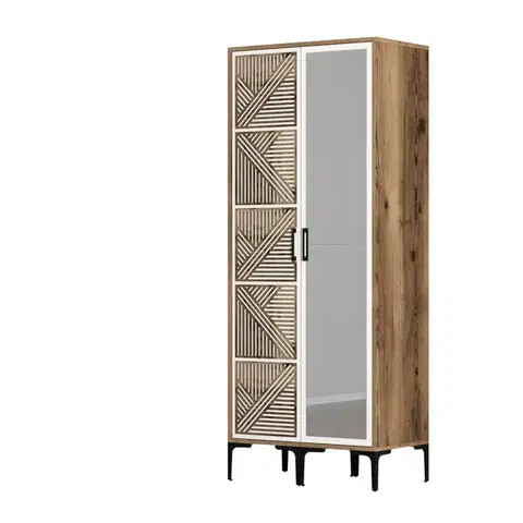 Šatní skříň Kumsal PR - Walnut, White