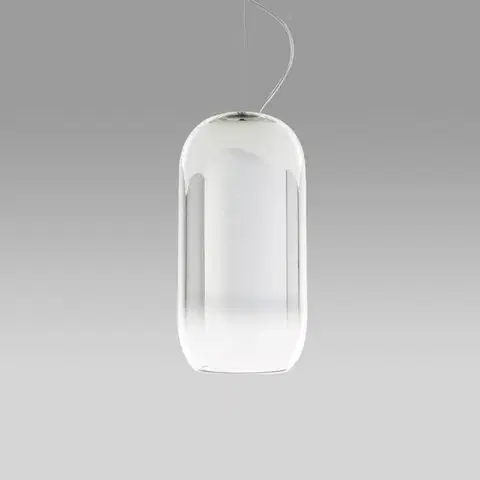 Artemide závěsné svítidlo Gople E27 Design Collection 17 W stříbrné