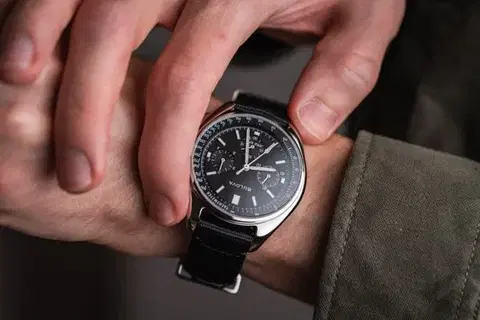 Bulova 96A225 Lunar Pilot Chronograph Watch