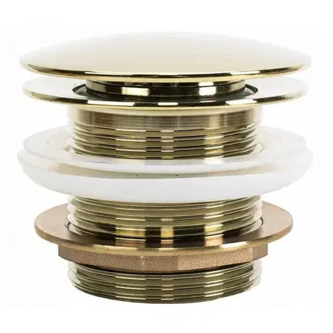 REA Univerzální vanová výpusť Click-clack Gold REA-W2015