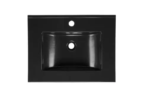 COMAD Nábytkové umyvadlo LAVA BLACK 60cm 5907441298537