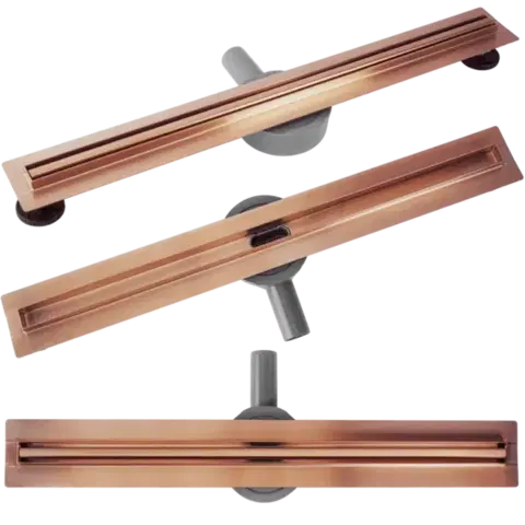 REA Odtokový žlab Neox Slim pro Brushed Copper 70 REA-G4806