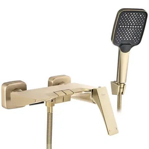 REA Vanová nástěnná baterie Joe Brush Gold REA-B8992