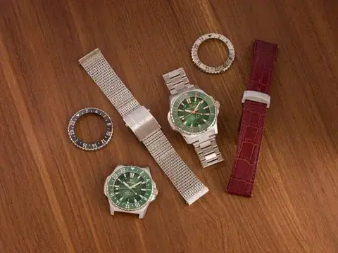 Formex Reef GMT Automatic Chronometer Green Dial with Rose Gold