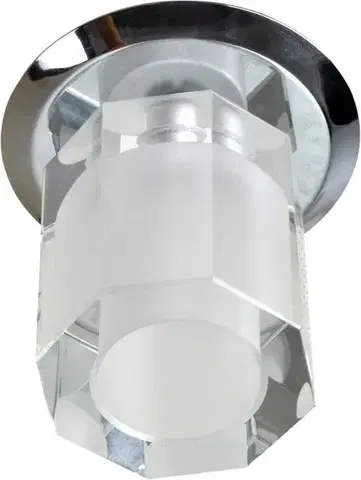 Stropní svítidlo polygonální krystal chrom G4 20W SK-25