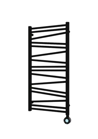 Radiátor elektrický SAT Lilon 97,5x50 cm černá matná SATRALI975500EBL SATRALI975500EBL