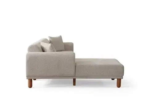 Rohová rozkládací pohovka Lyke Left - Cream