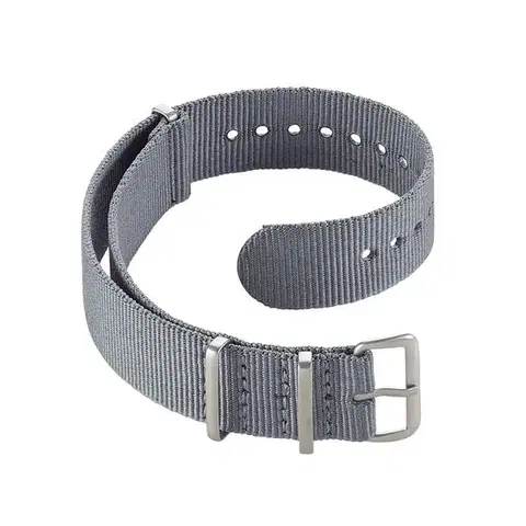 Řemínek Laco NATO nylonový šedý - 18 mm