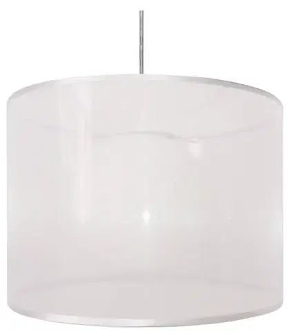 Závěsná stropní lampa 1X60W E27 bílá CHICAGO