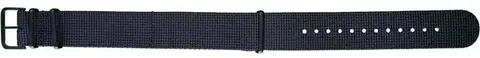 Traser řemen textilní NATO černý - NATO černý - 22 mm - 22 mm
