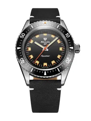 Nivada Grenchen Aquamar Black - Flat Link Bracelet