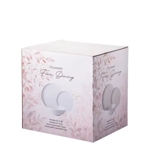 Sada talířů 12 ks — Fine Dining White - 493620