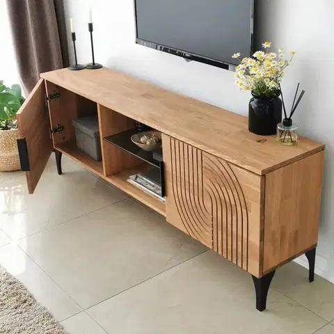 TV stěna / Sestava pod TV Lidya - Oak