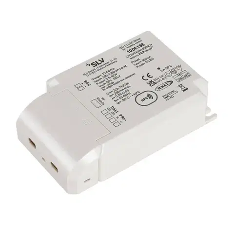 BIG WHITE SLV LED driver 40 W 500 mA DALI stmívatelný s RF rozhraním LED driver bílý DALI 1006195