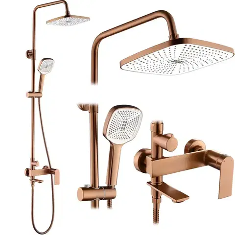 REA Sprchový set STORM COPPER BRUSH REA-P3000