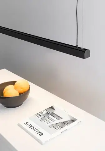 FARO VICO 1150 závěsné svítidlo, černá, s přisazenou rozetou