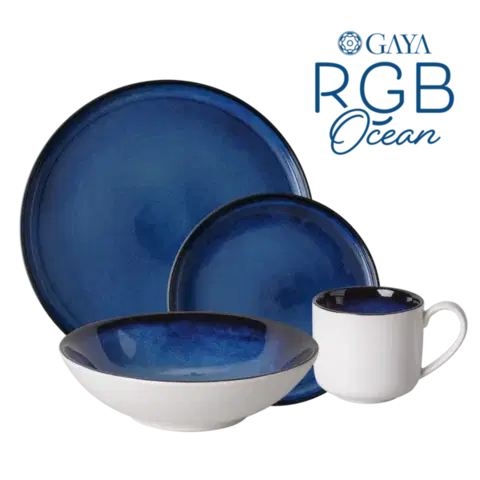 Porcelánový set 16 ks - Gaya RGB Ocean Lunasol - w0029